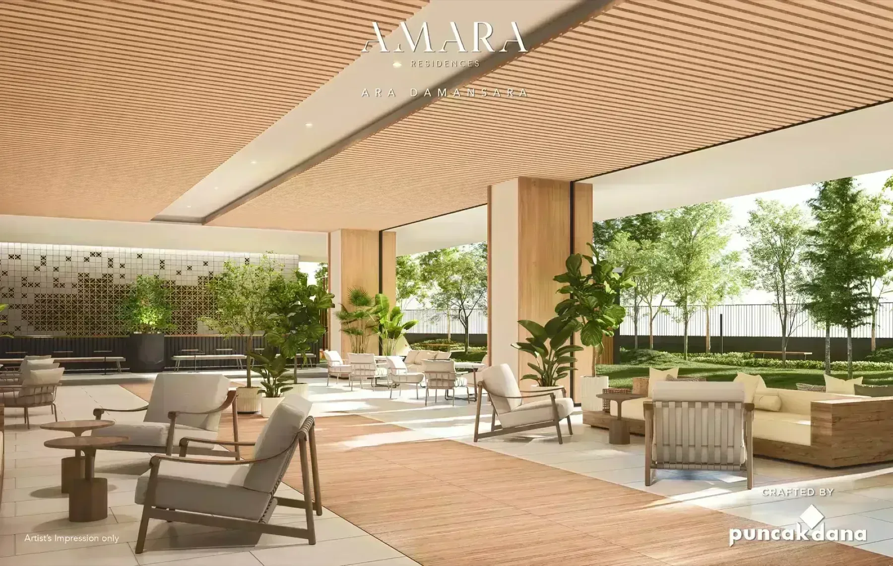 Amara Residences sky lounge