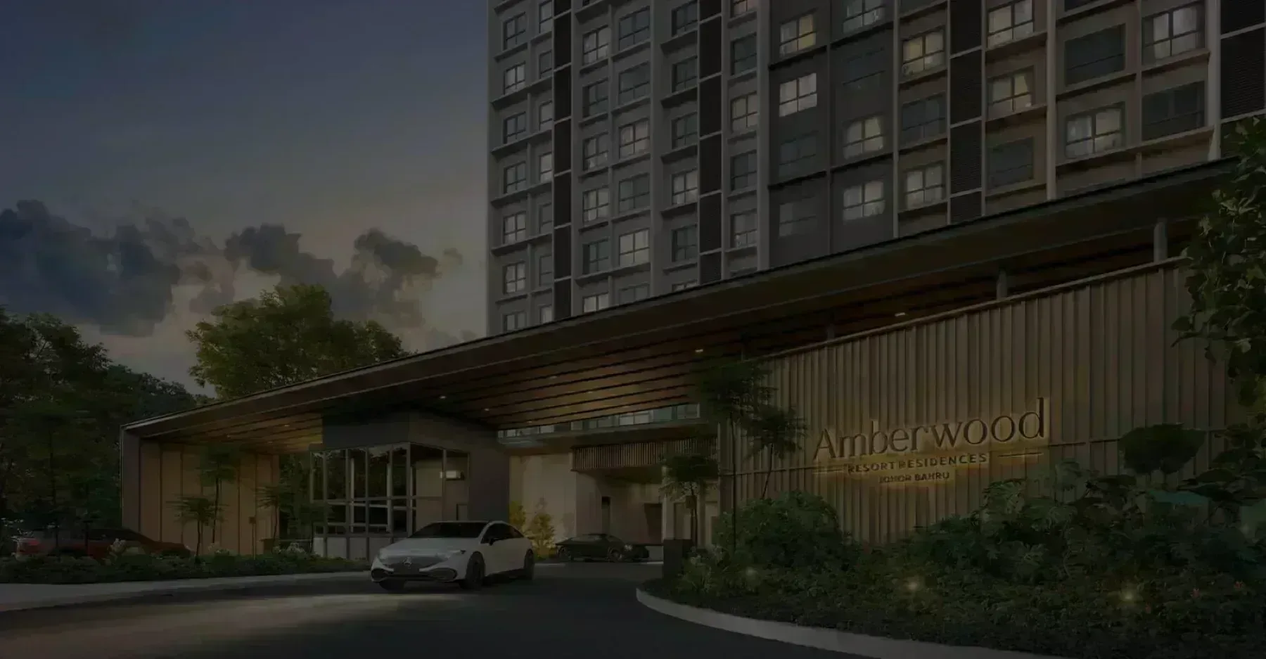 Amberwood Resort Residences arrival facade