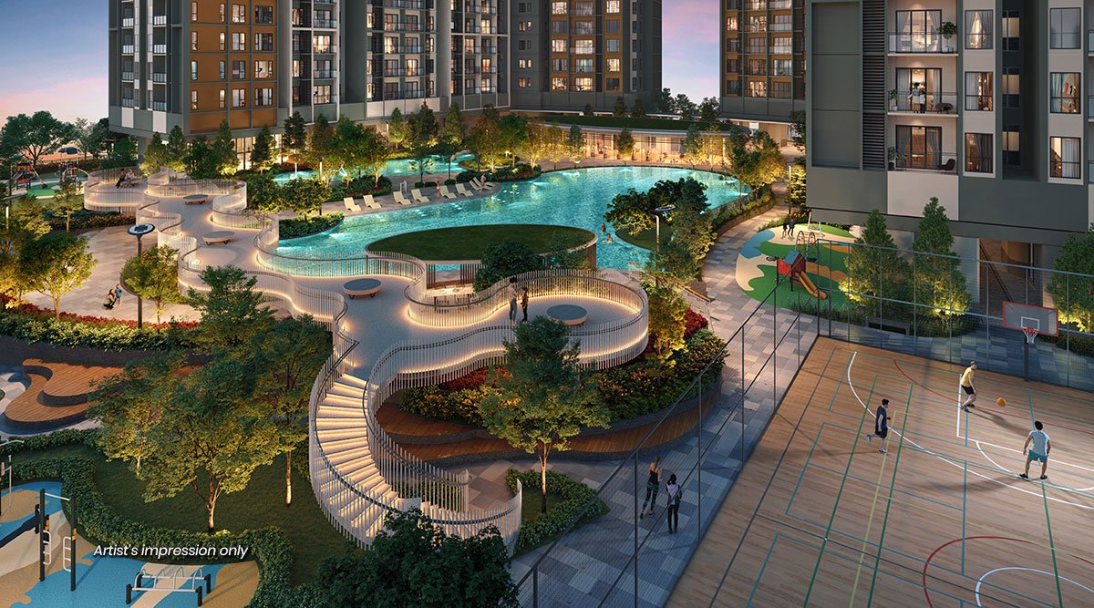 AndaBreeze Residences elevated sky bridge artist impression