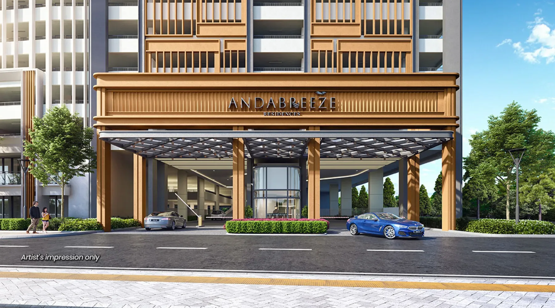 AndaBreeze Residences signature arrival artist impression