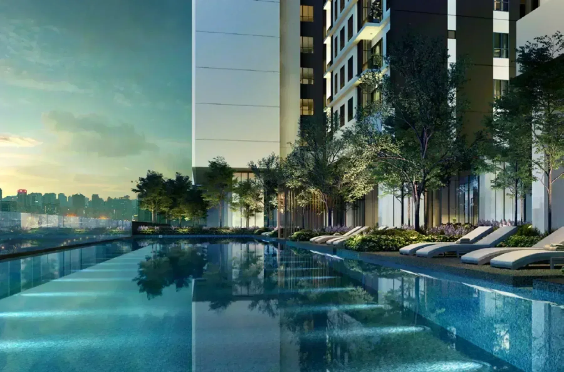 Aras Residences 50m lap pool