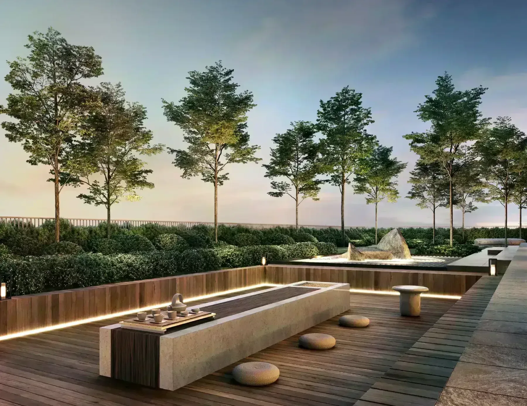 Aras Residences garden deck