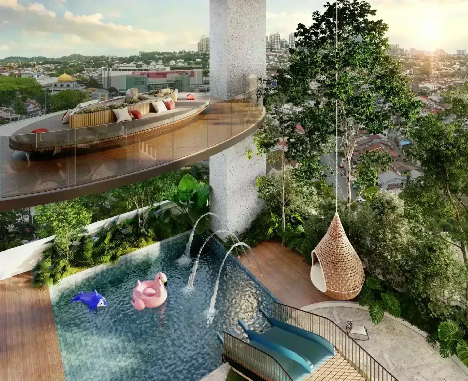 Bangsar Hill Park Pool Cabana