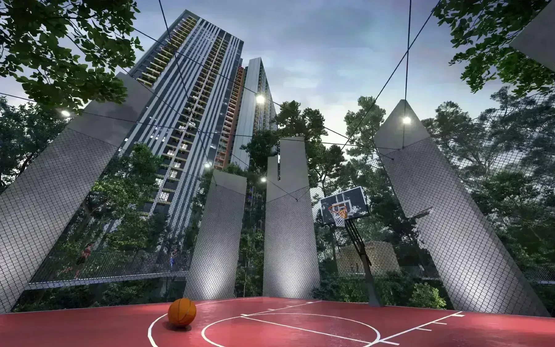 Residensi Bayu Damai basketball court
