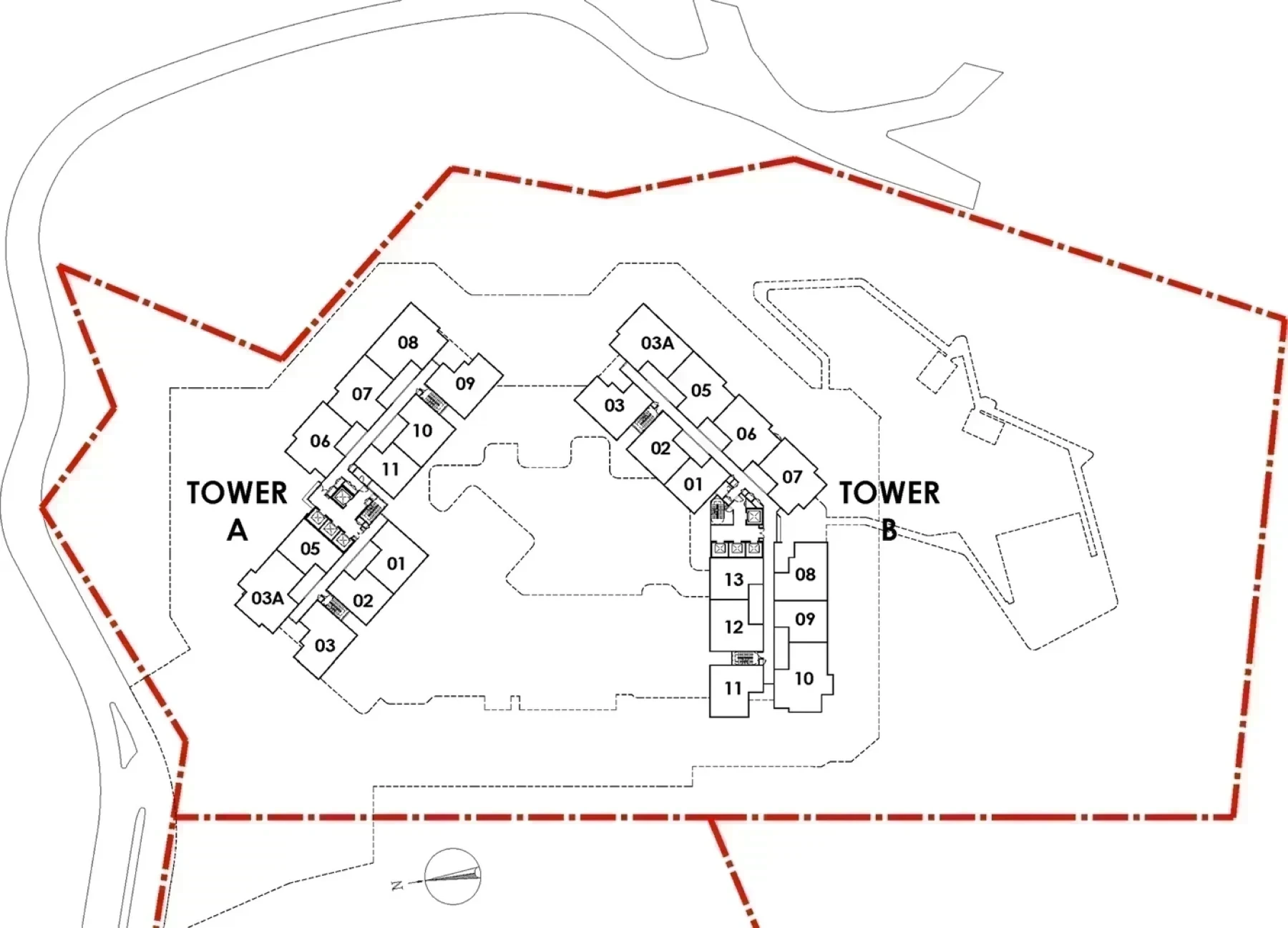 Residensi Bayu Damai typical floor layout