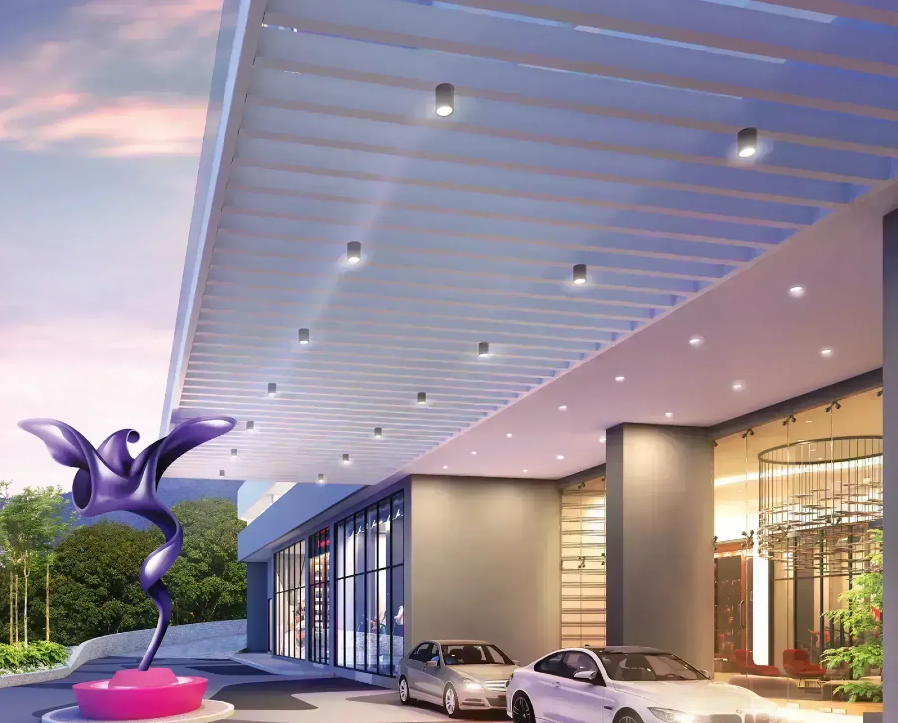 Blossom Suites arrival court