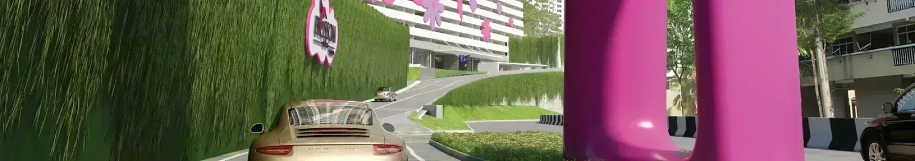 Blossom Suites entrance arch