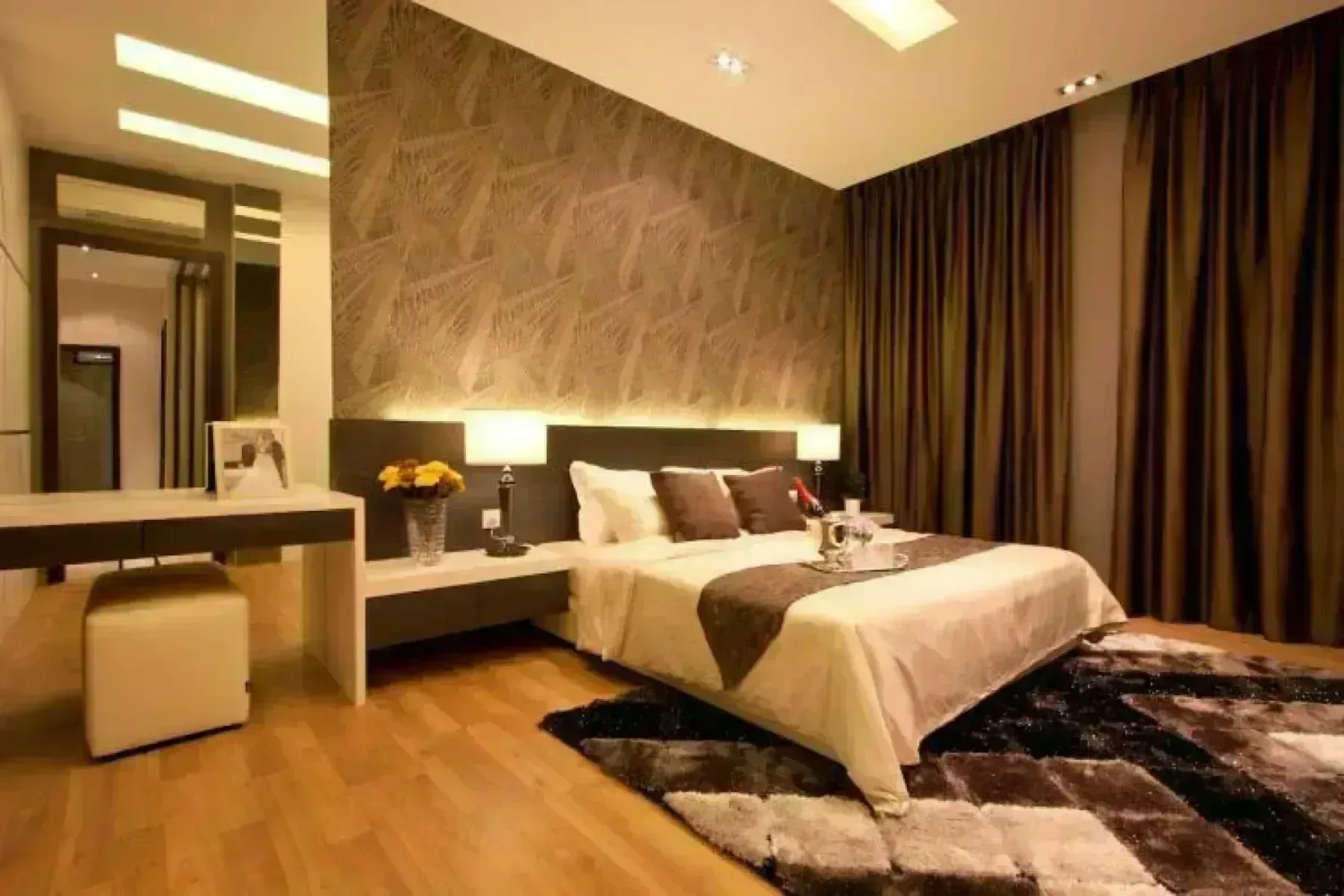 Botanika master bedroom interior