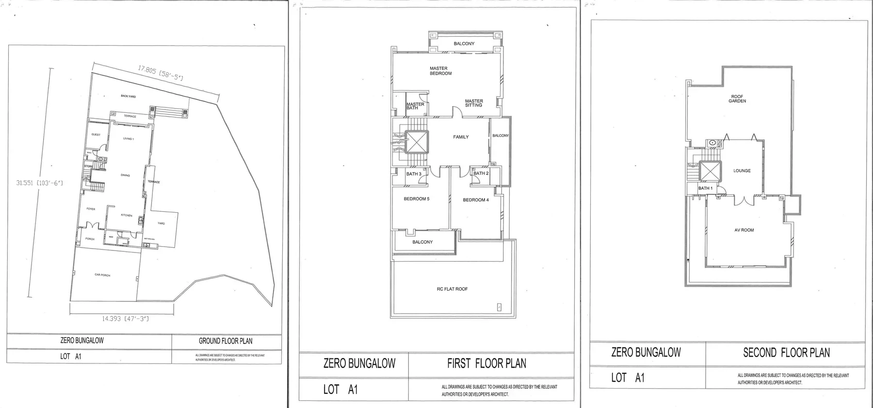 Clearwater Bay Resort Bungalow floor plan