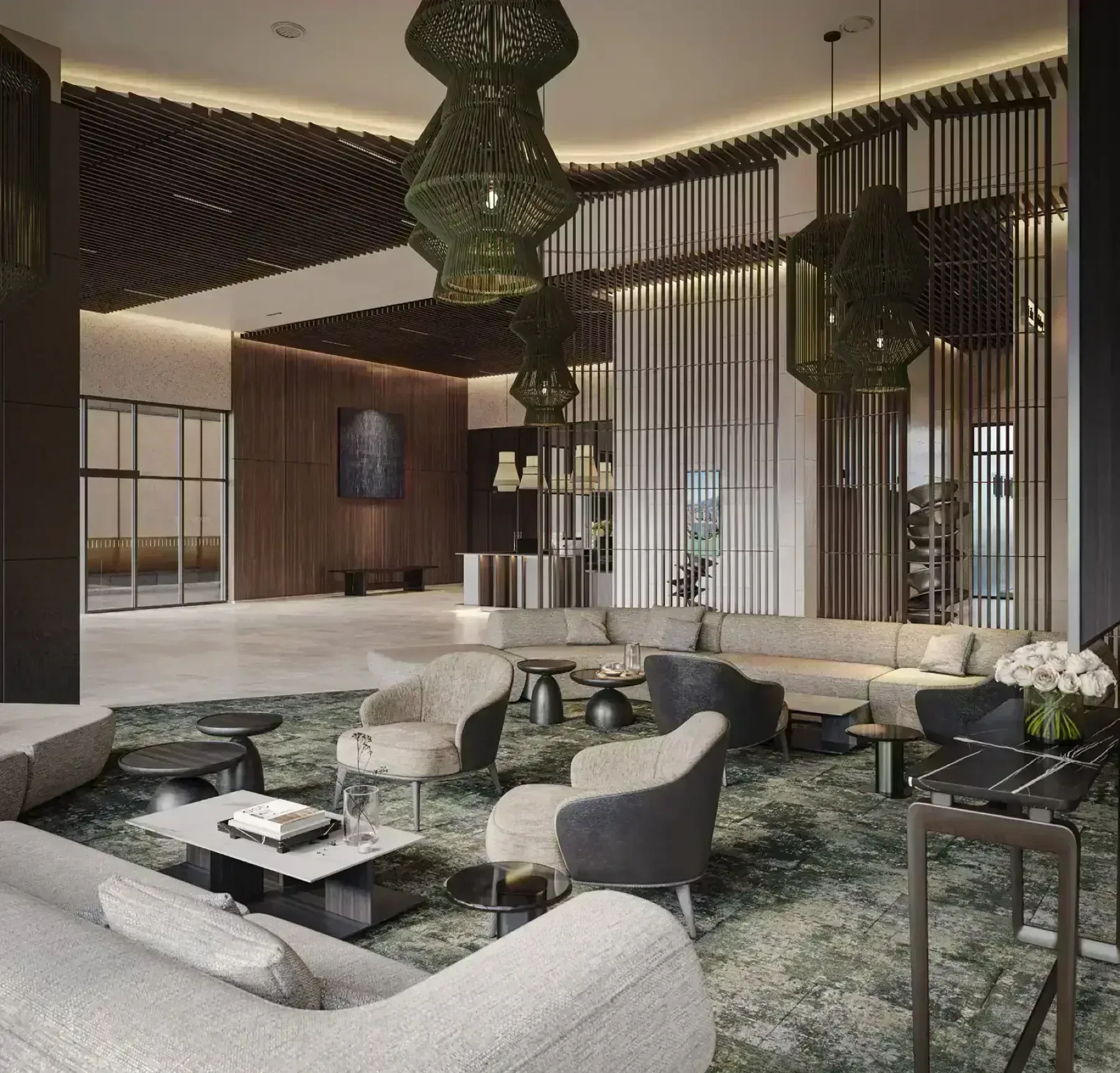 Crown Penang residents lounge interior