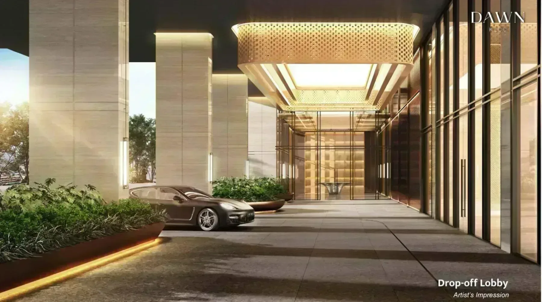 Dawn KLCC, KLCC — artist impression