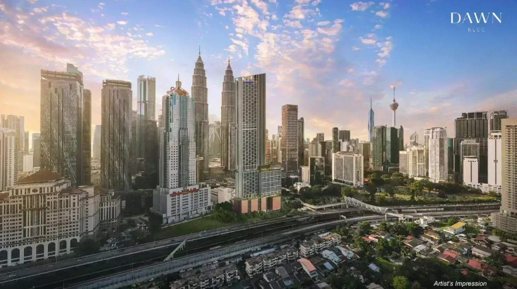 Dawn KLCC, KLCC — artist impression