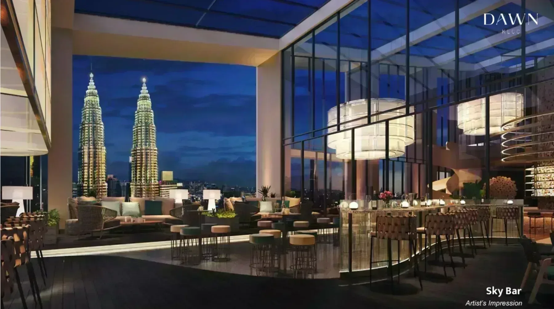 Dawn KLCC, KLCC — artist impression