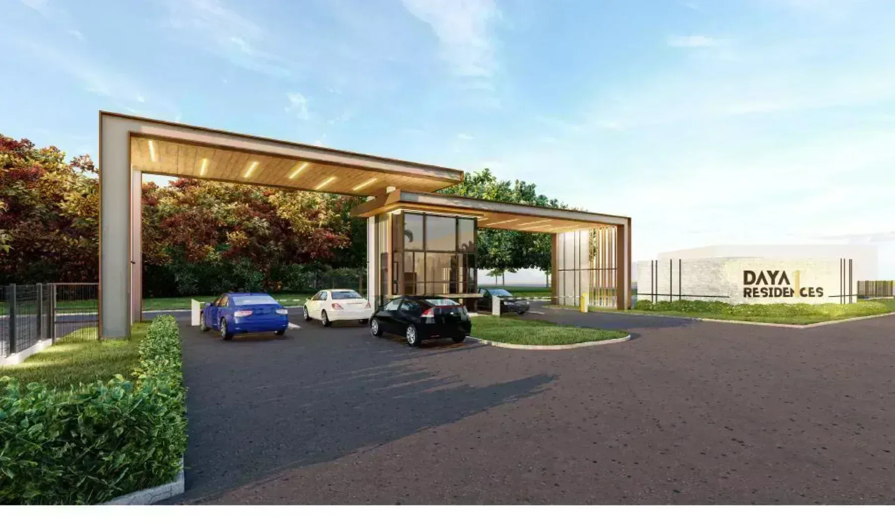 Daya 1 Residences entrance signage
