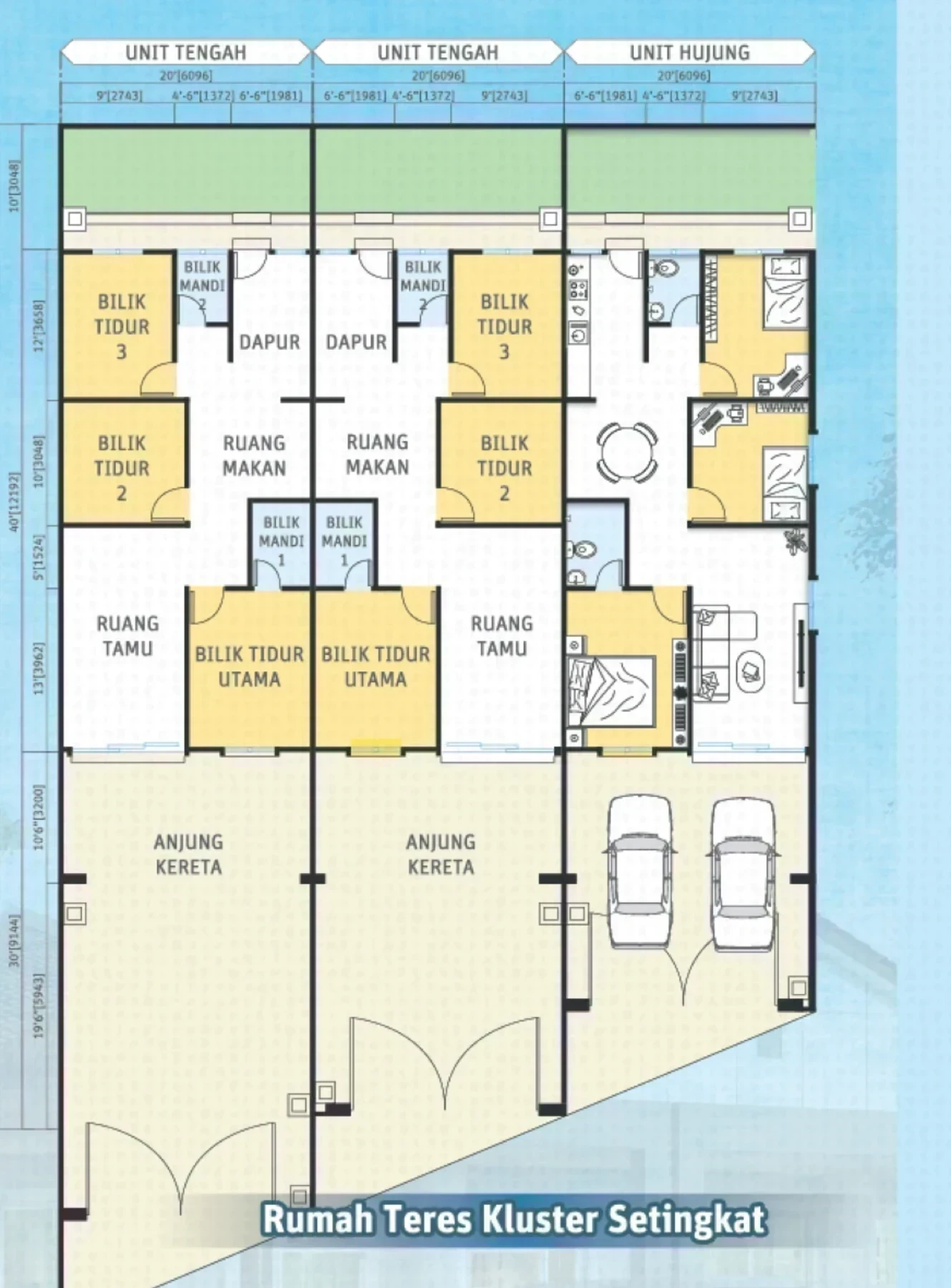 Desa Chemor Impian 2 Cluster Home (Intermediate) floor plan