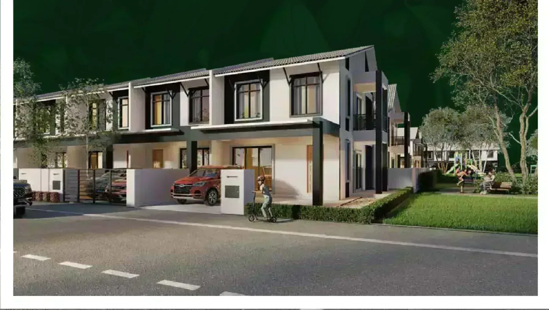 Desa Park Chemor Phase 2 streetscape