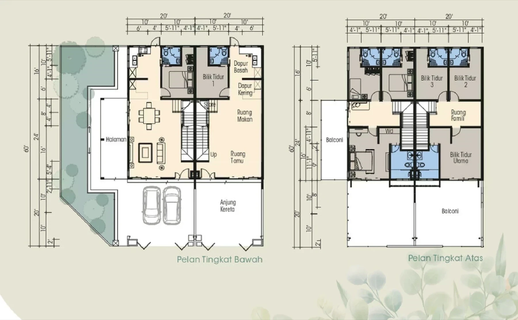 Desa Tekkah Sentosa Floor Plan 3 floor plan