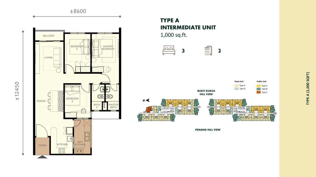 D'Hazelton Type A floor plan