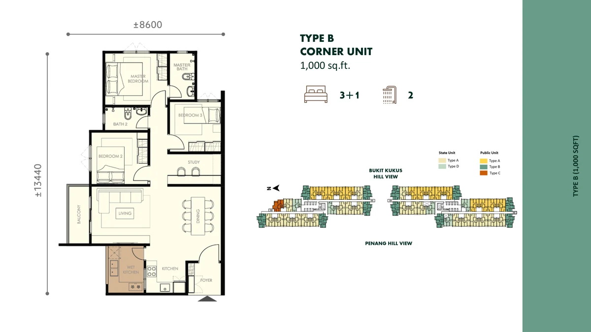 D'Hazelton Type B floor plan