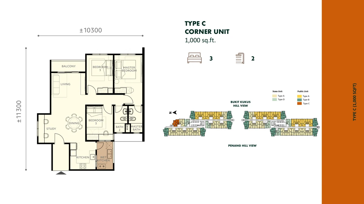 D'Hazelton Type C floor plan