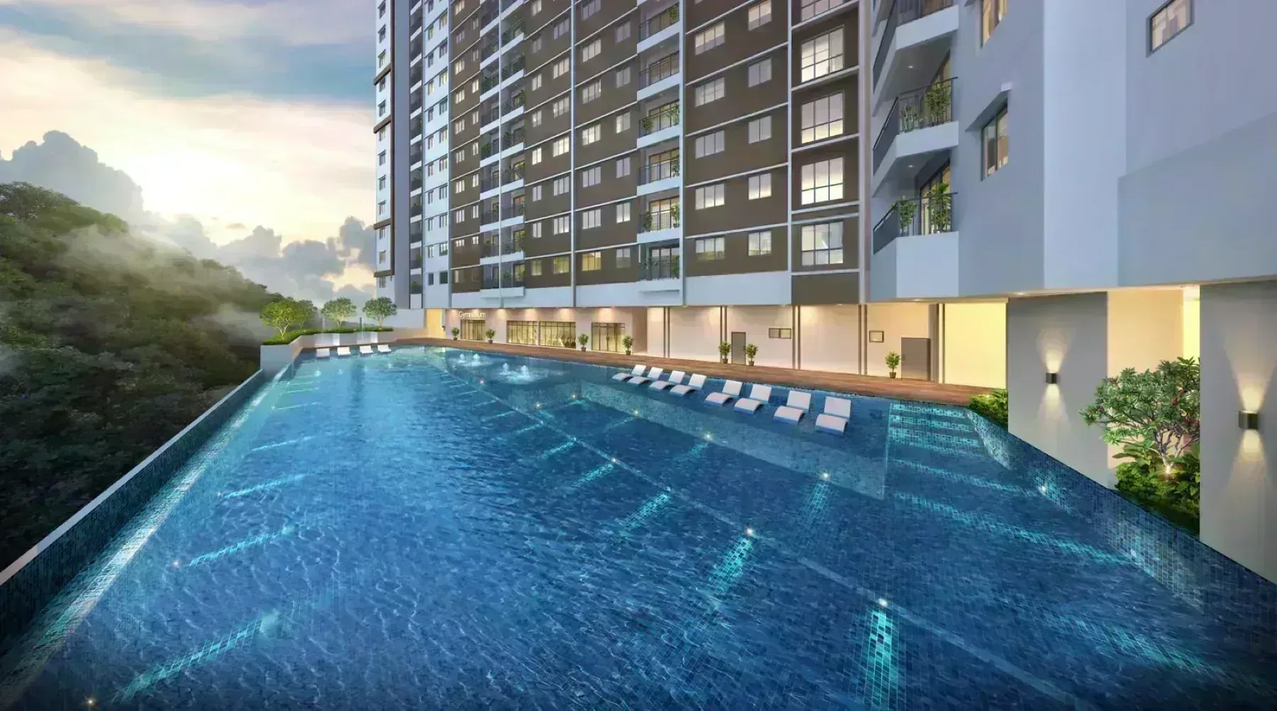 D'Hazelton infinity pool