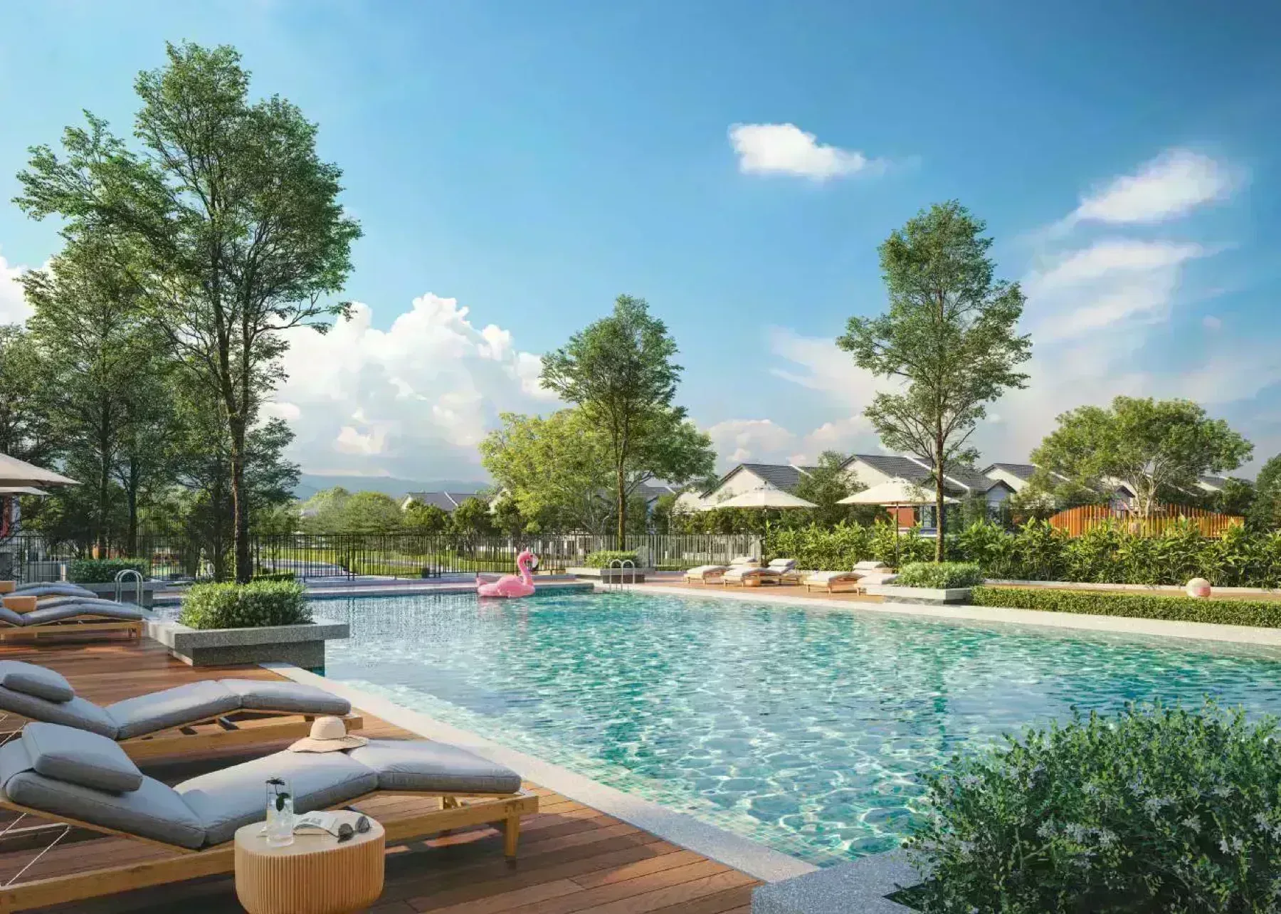 Embun Hills private clubhouse resort-inspired swimming pool