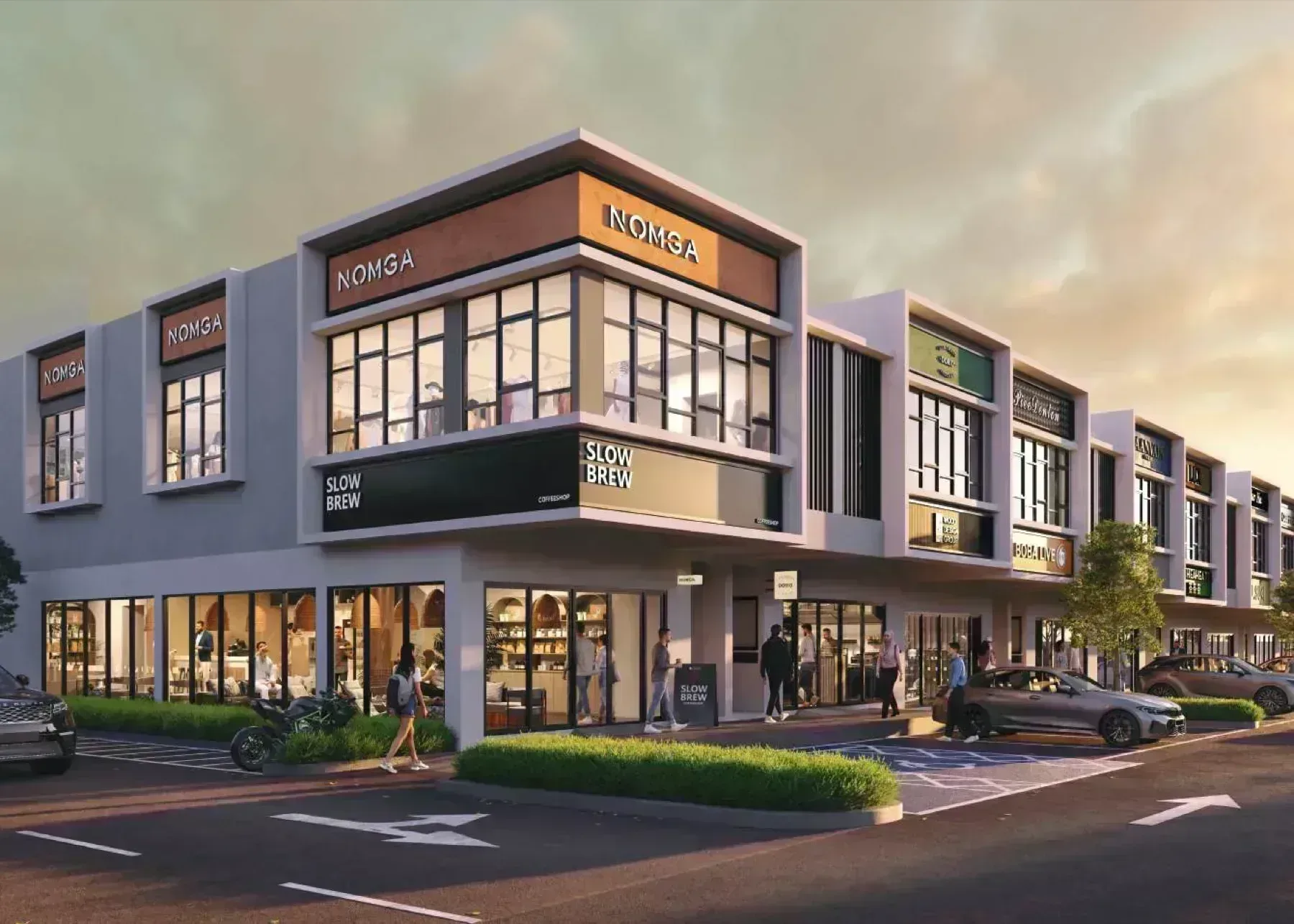The Shoppes at Embun Hills commercial hub
