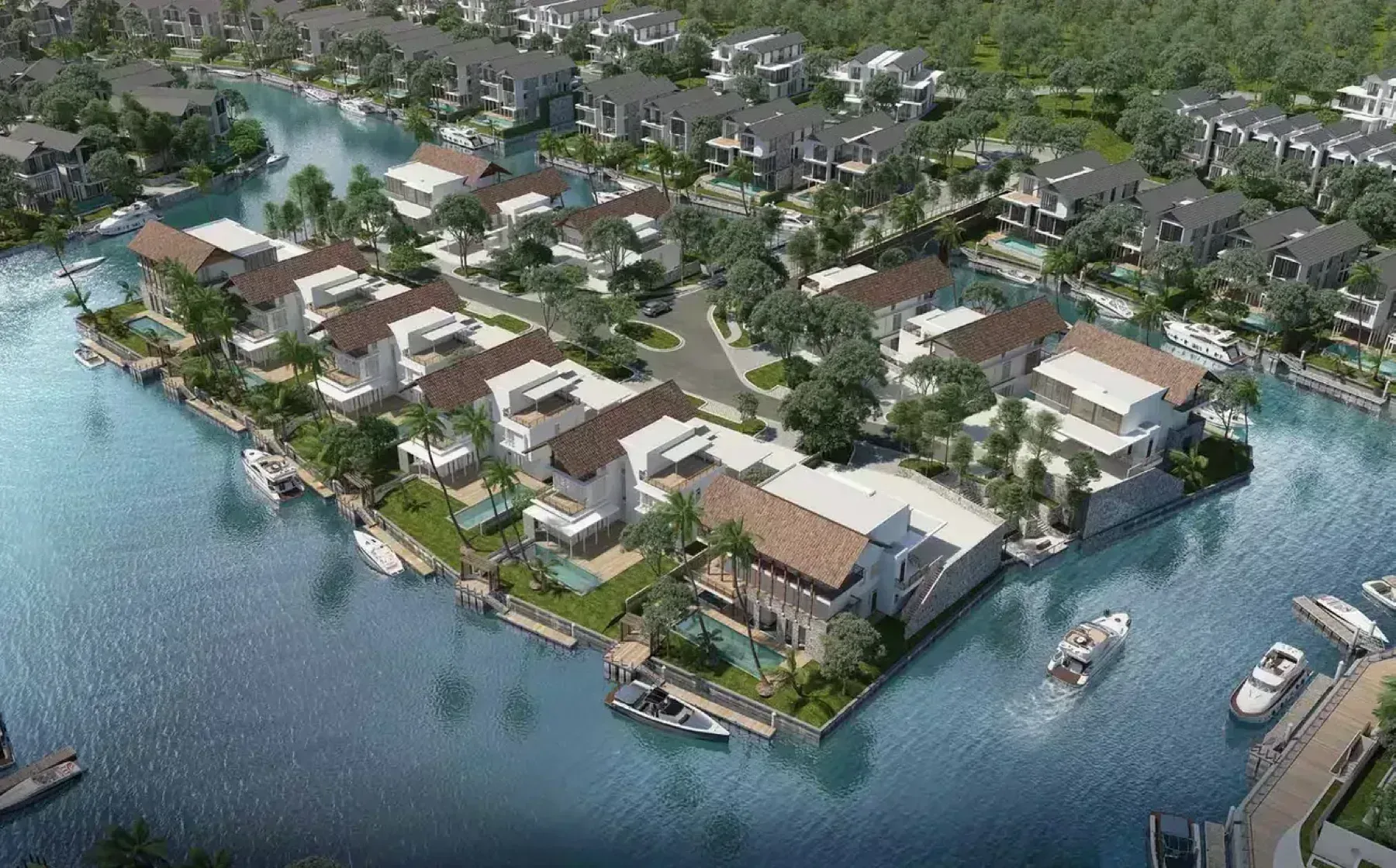 Emerald Bay island aerial