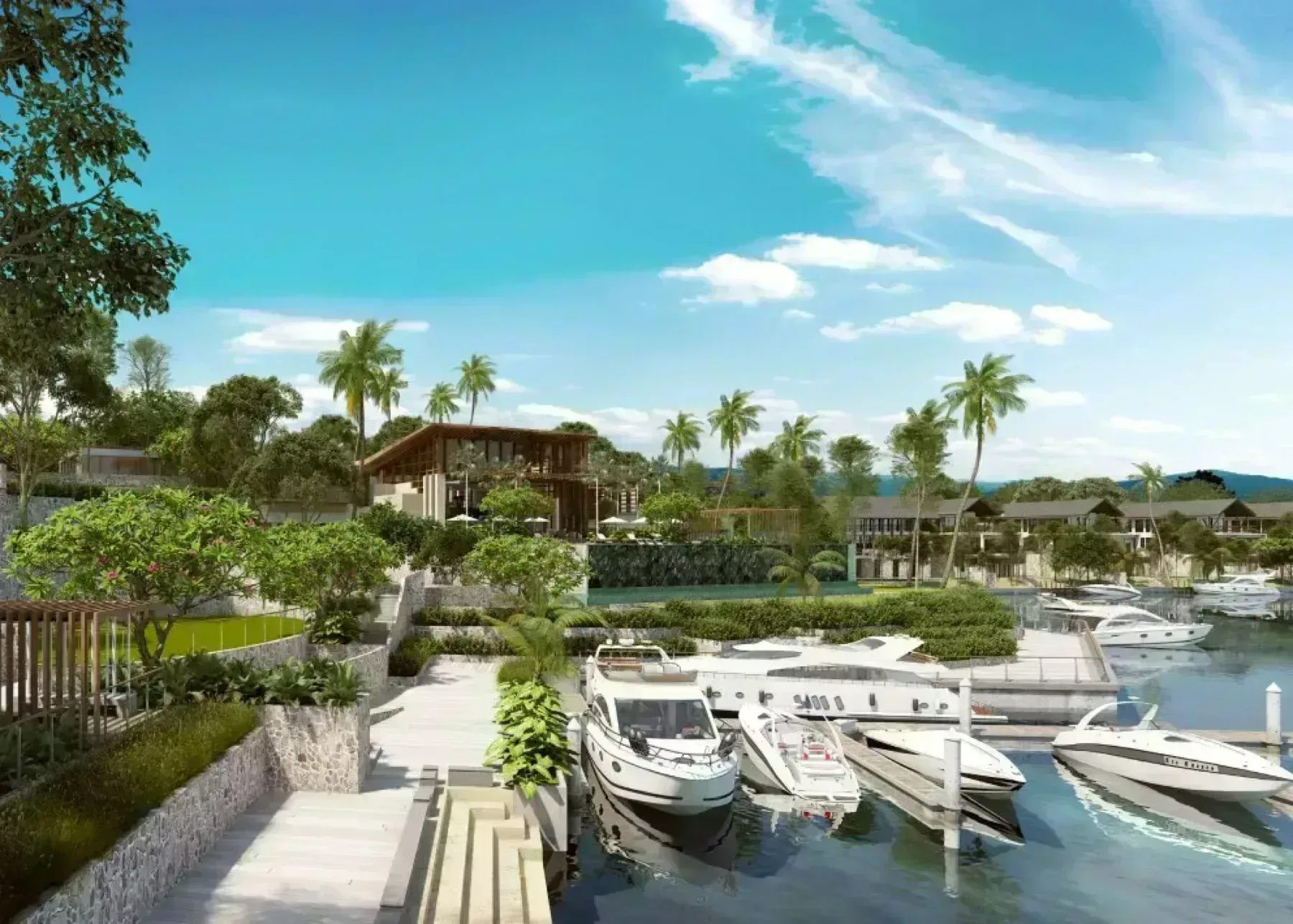 Emerald Bay marina berths