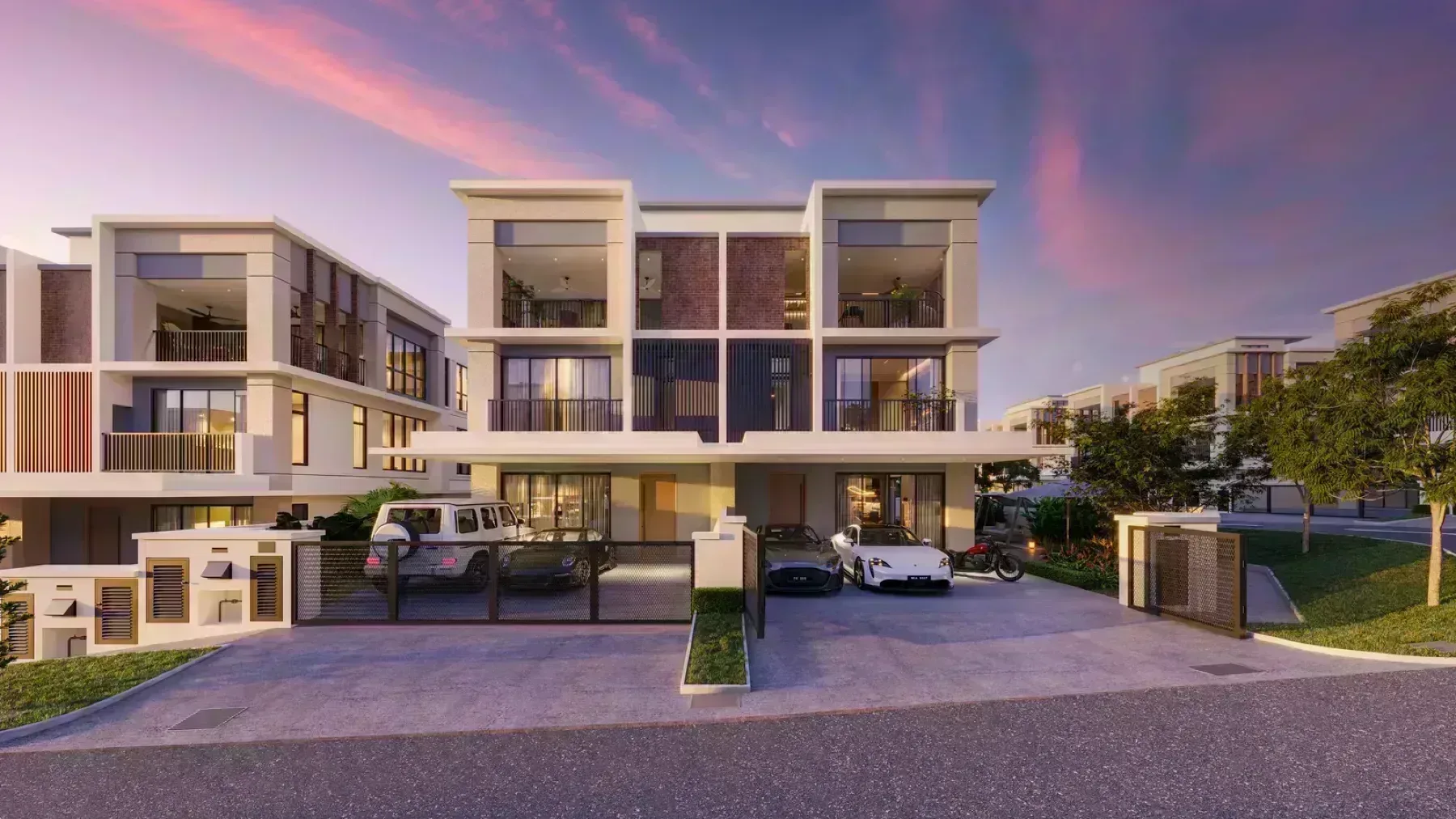 Erica Residence 3-storey semi-detached front facade