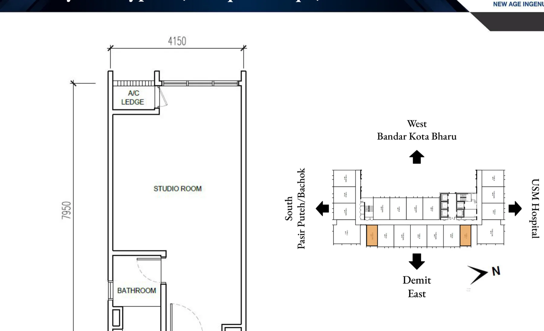 Erinaz Suites, Kota Bharu — artist impression