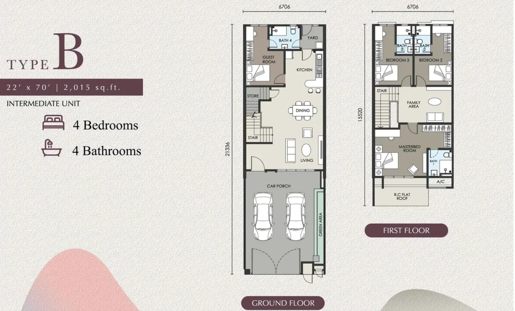 Ethos Residences Type B floor plan