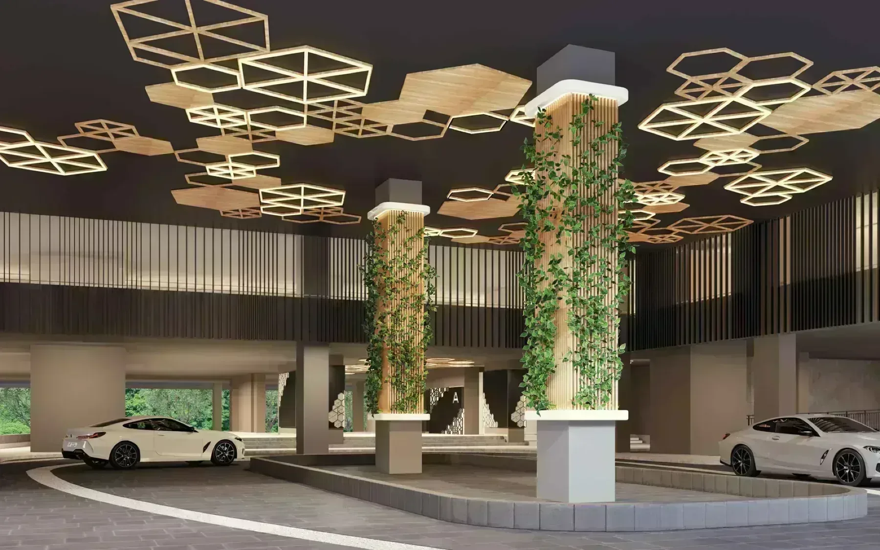 ForestHill Residences covered drop-off