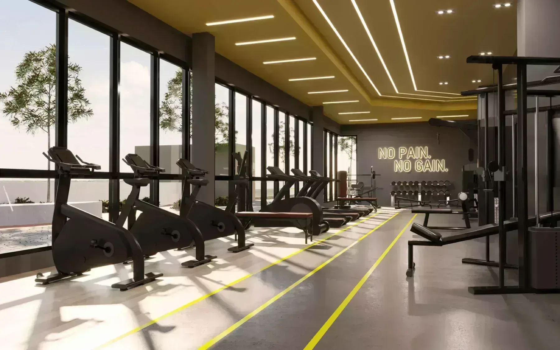 ForestHill Residences gymnasium