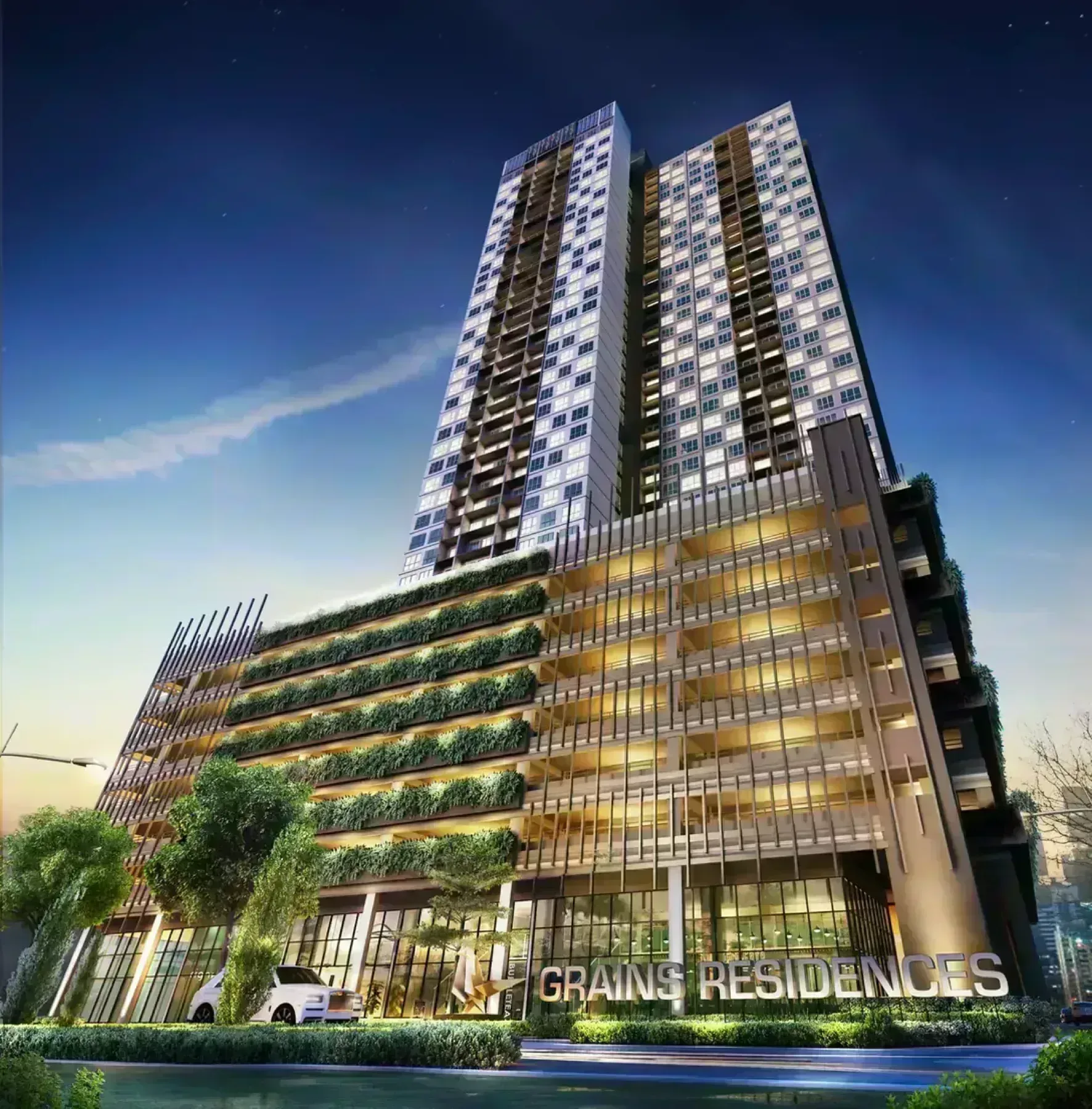 Grains Residences facade