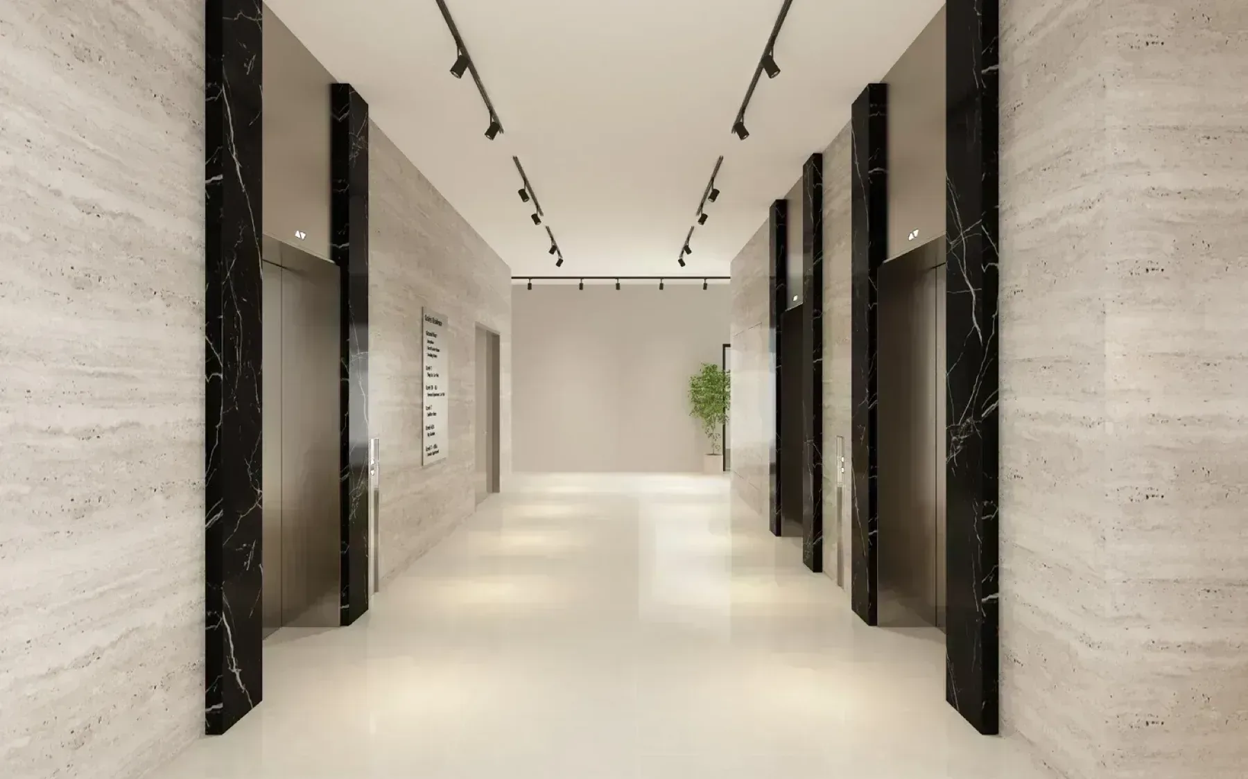 Grains Residences lift lobby