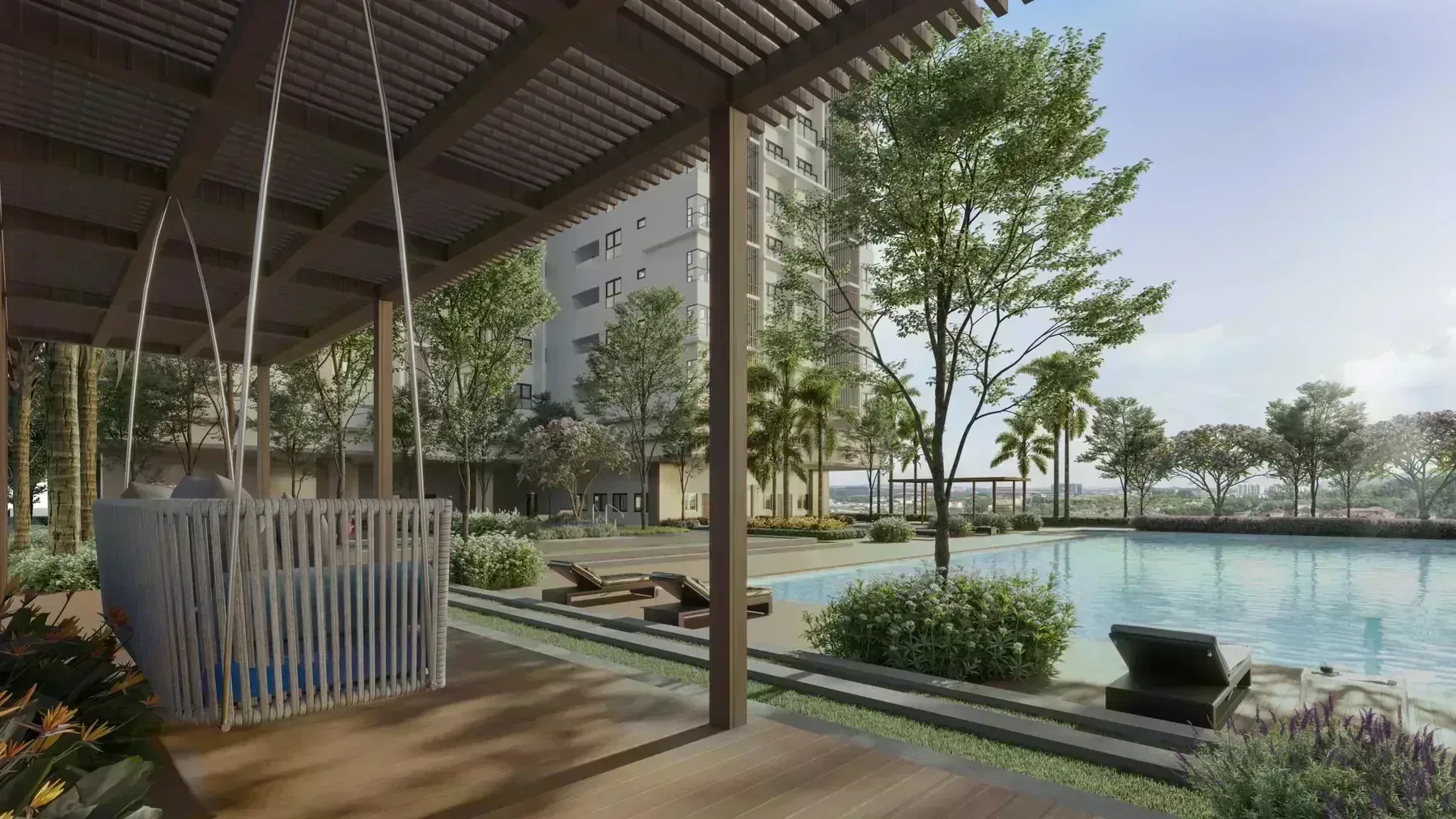 Grand Damansara pool cabana