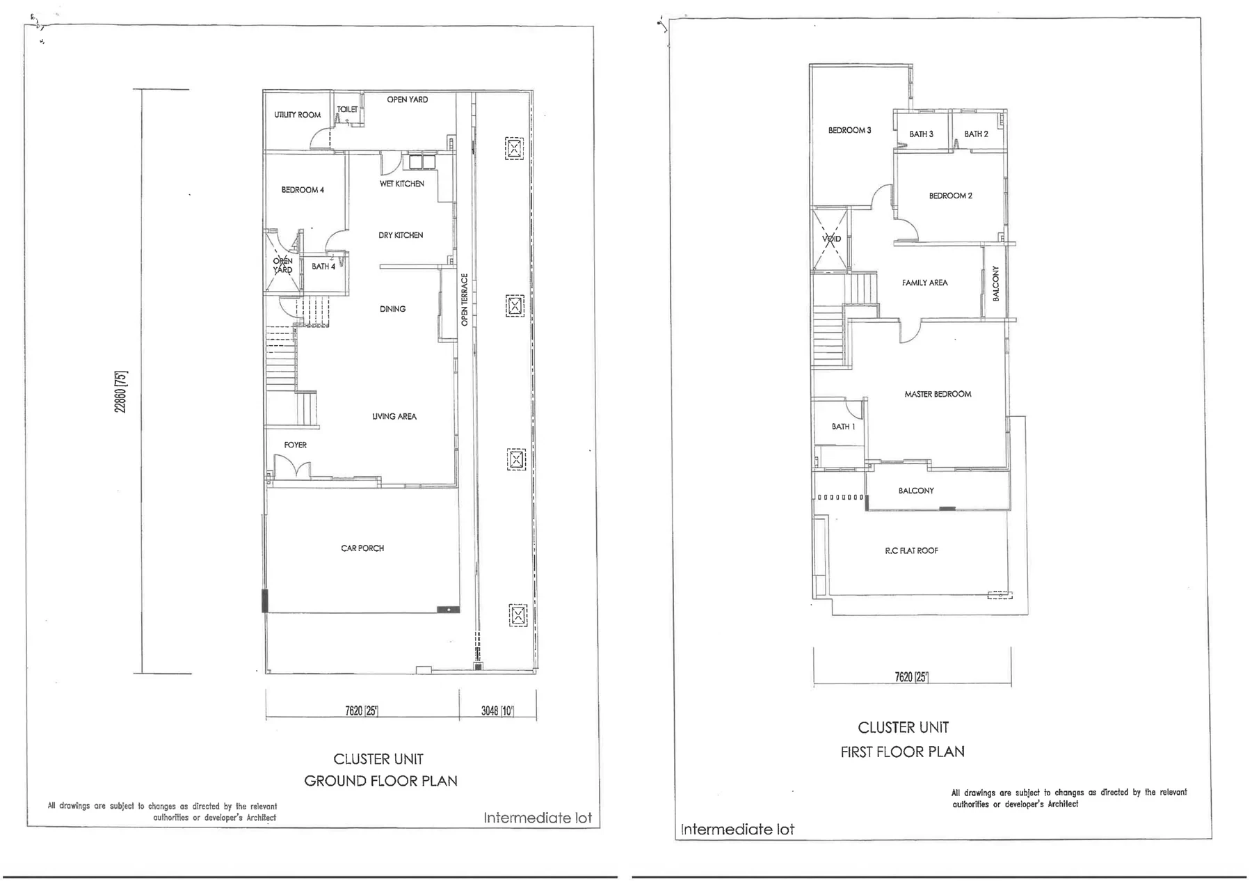 Hillpark Residences Cluster Home (Intermediate) floor plan