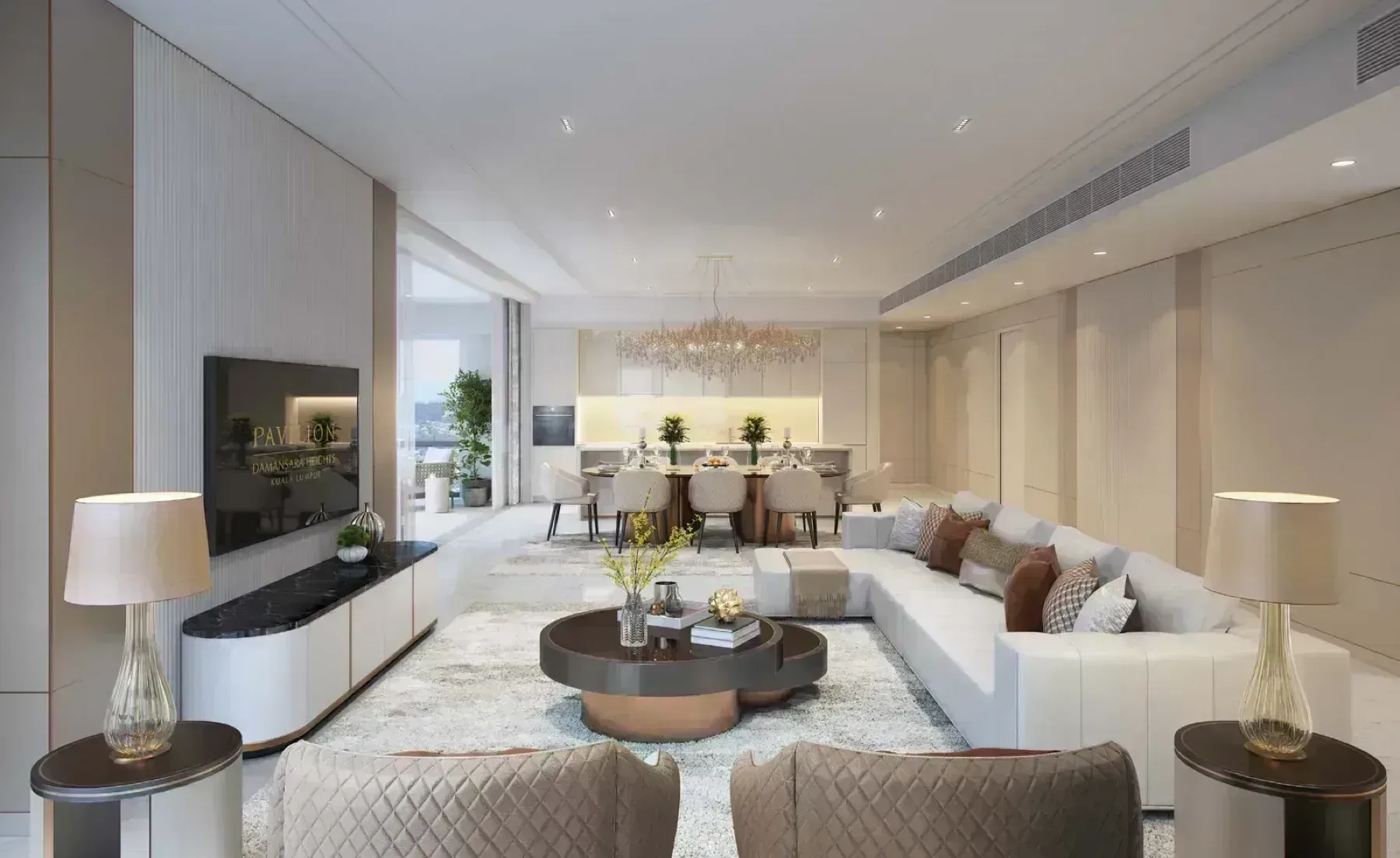 Imperial Residences living and dining area