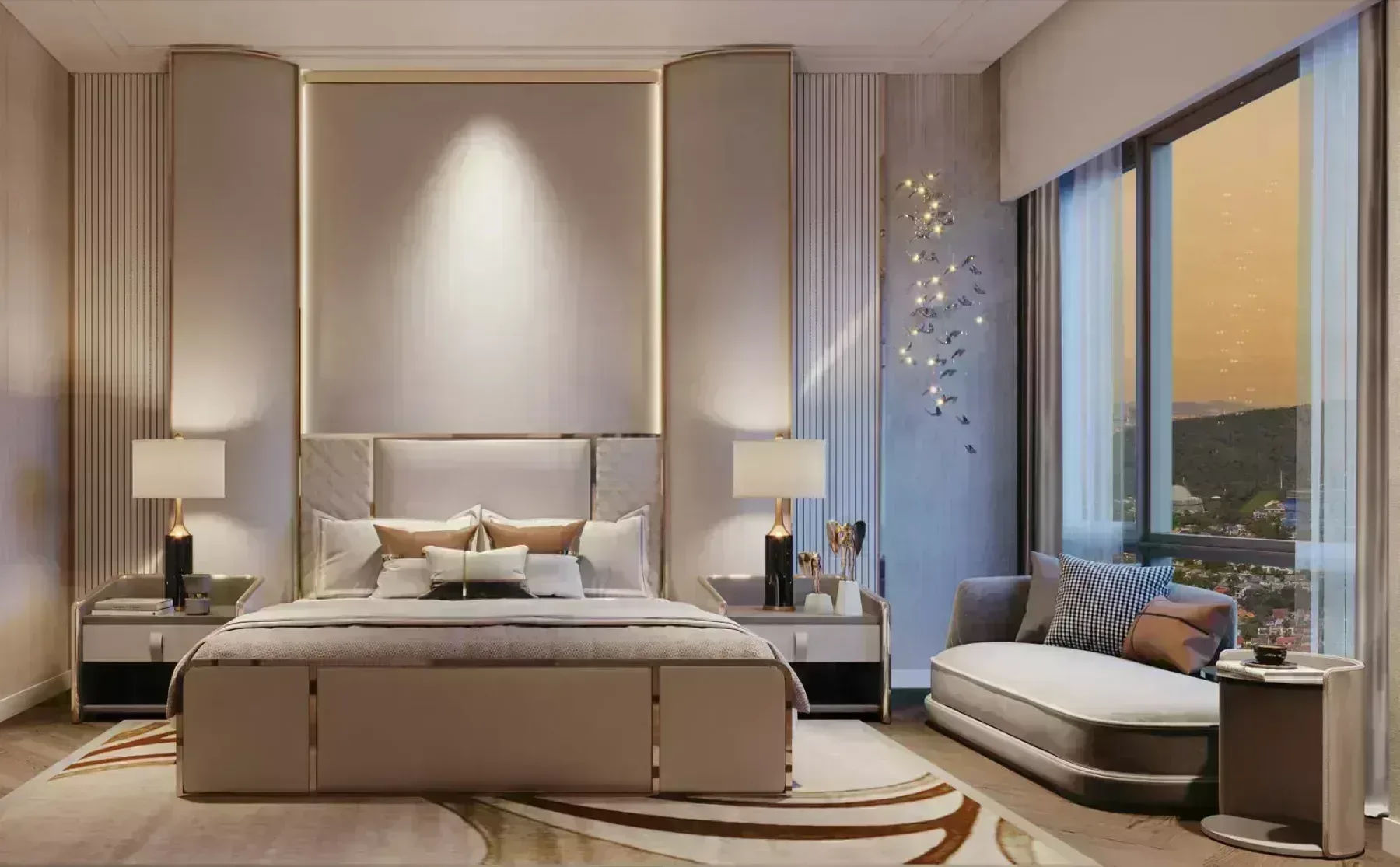 Imperial Residences master bedroom