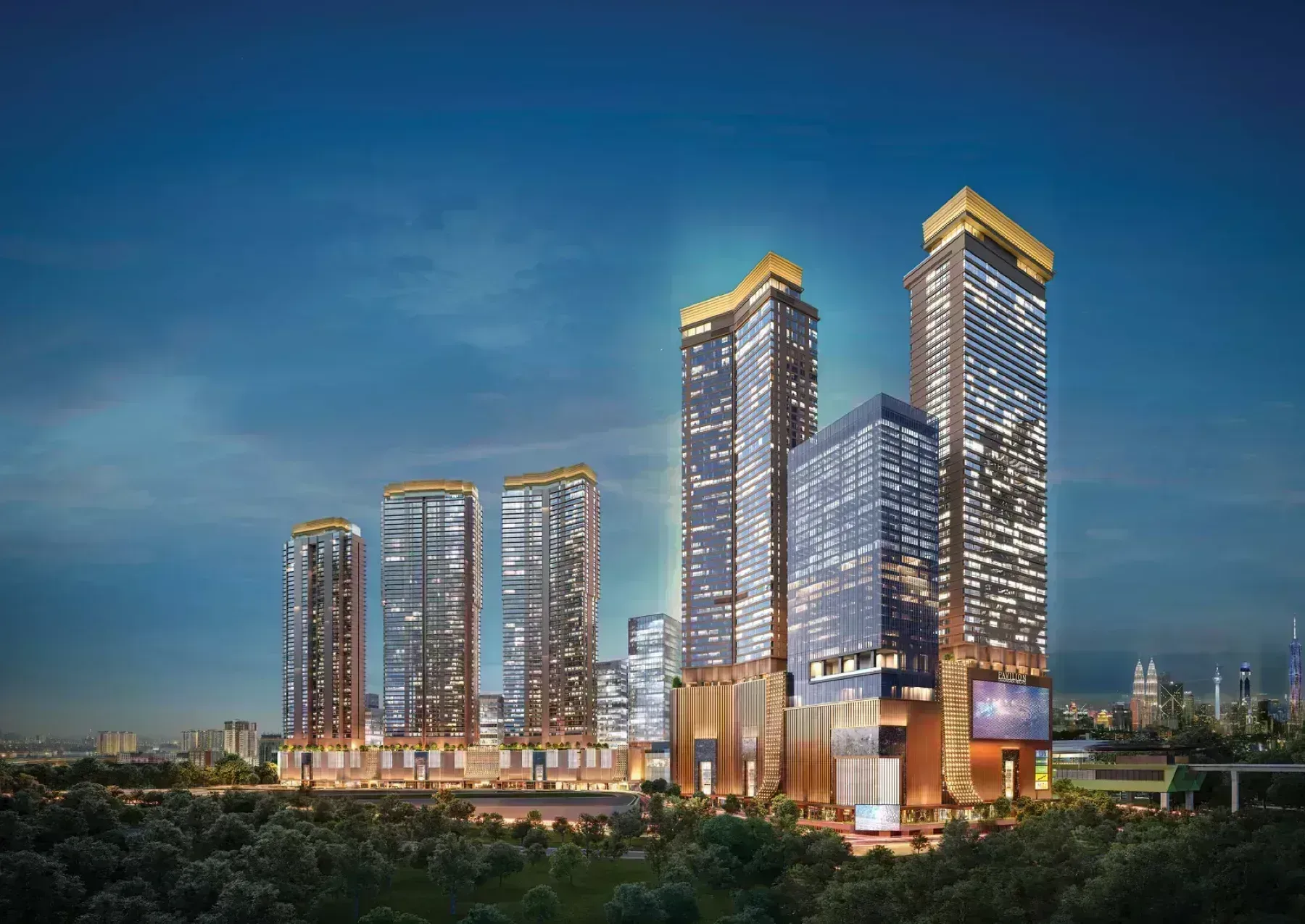 Imperial Residences Pavilion Damansara Heights aerial view