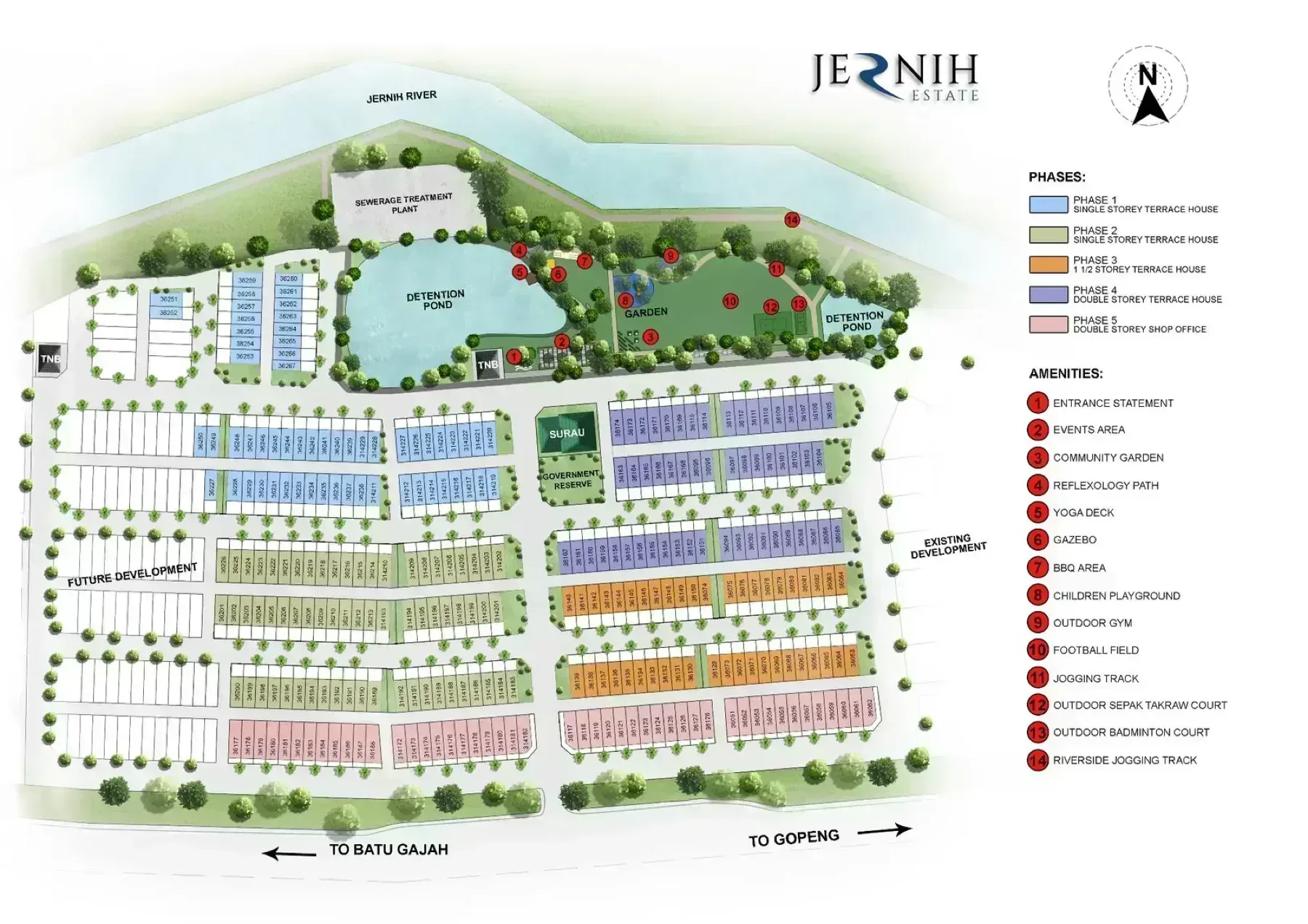 Jernih Estate floor plan 2