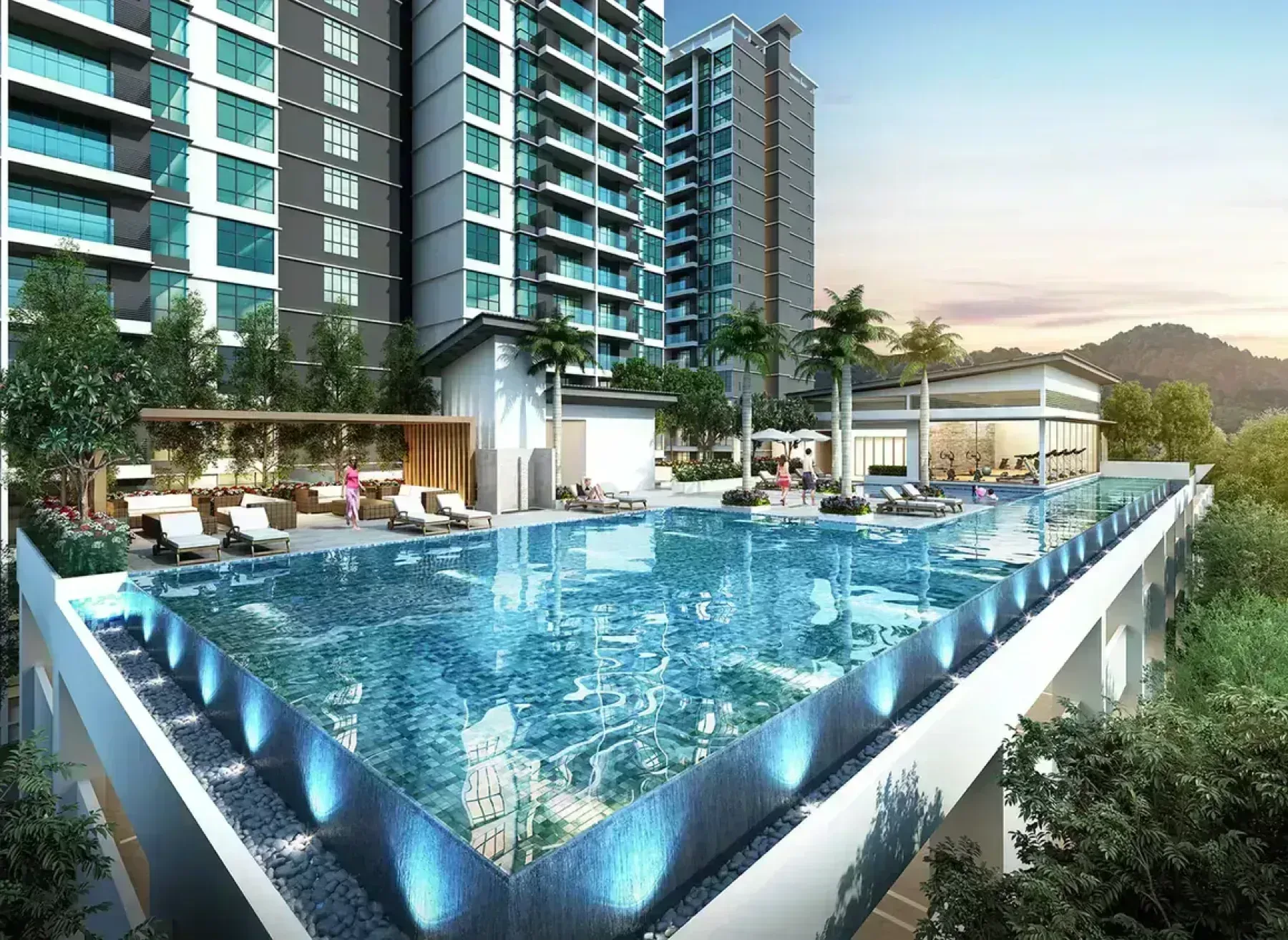 Kingfisher Putatan pool deck