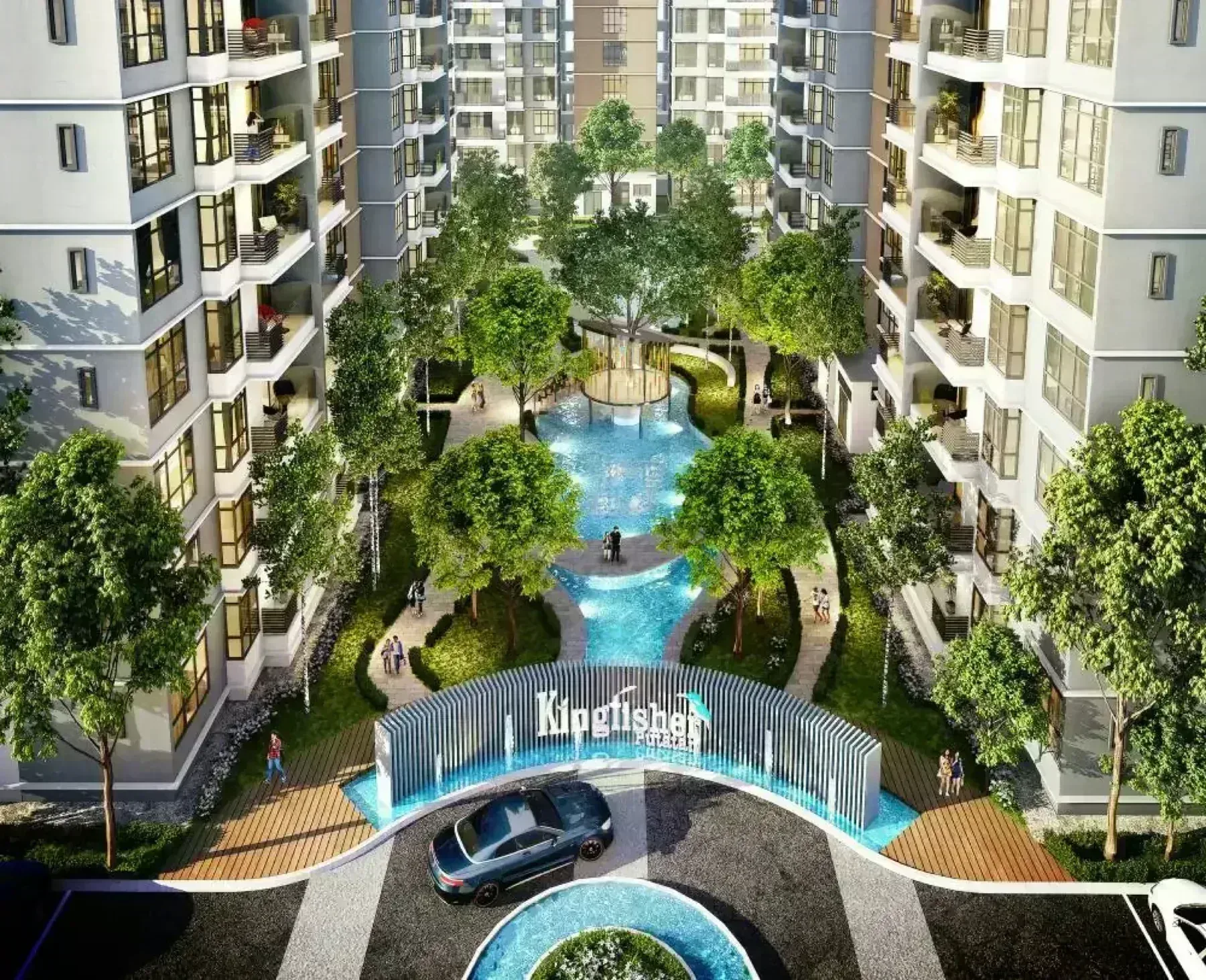 Kingfisher Putatan water feature