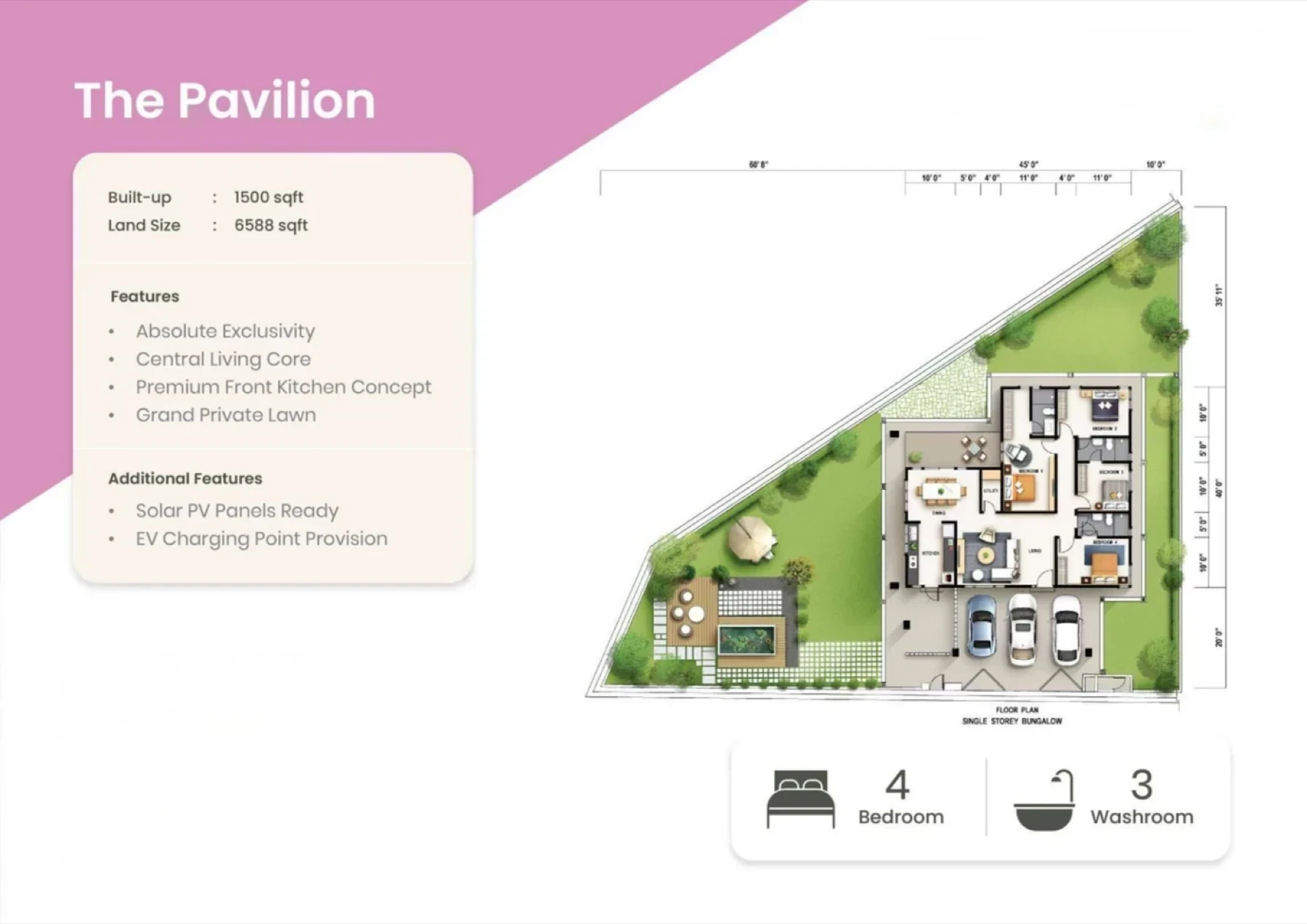 Klemeru Phase 4 Single-Storey Bungalow (Phase 4) floor plan