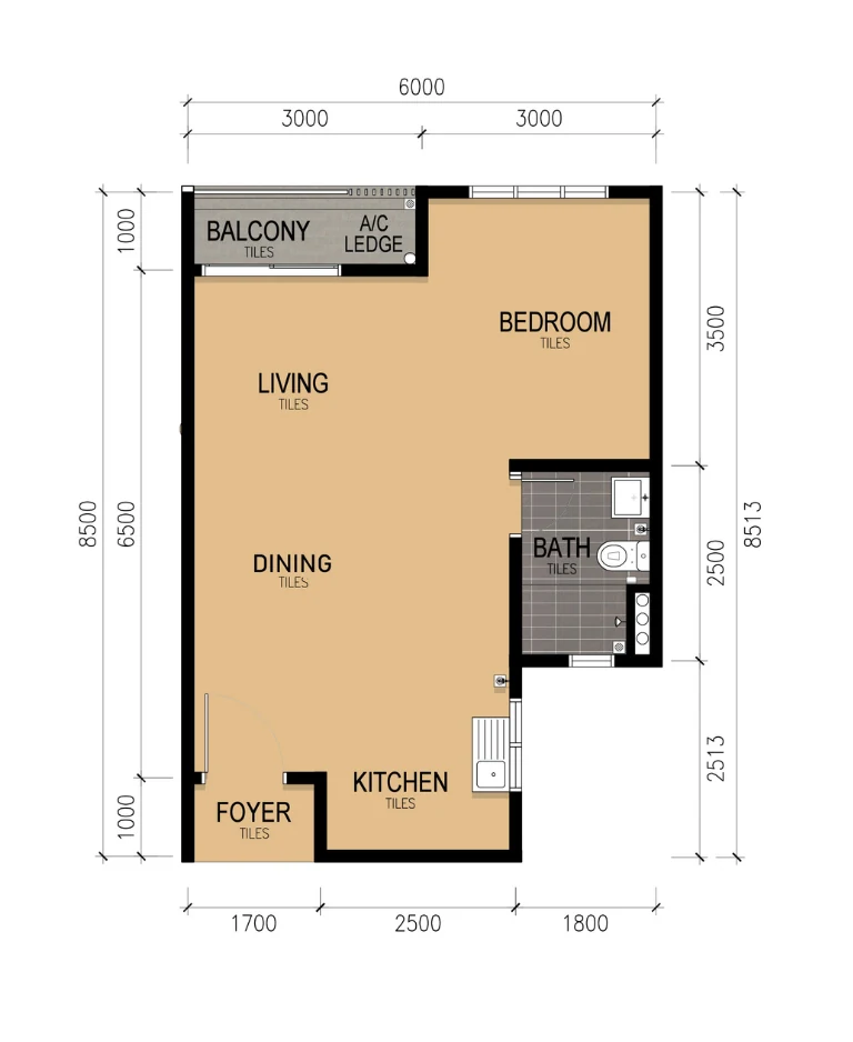 KSL Lakeview Type A floor plan