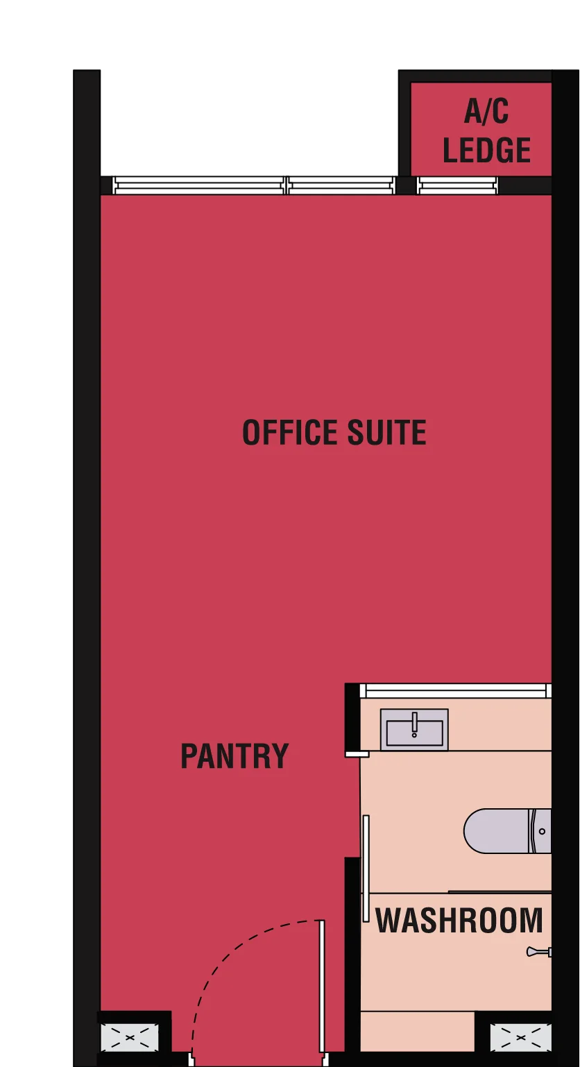 Kyliez Suites @ KLCC Type C1 floor plan