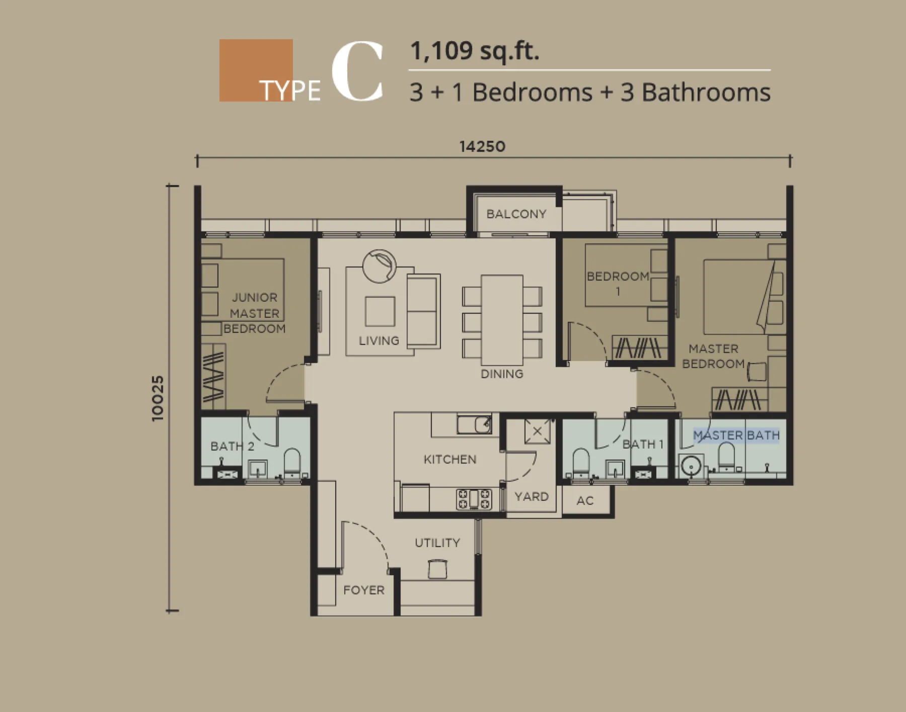 Levia Residence floor plan 2