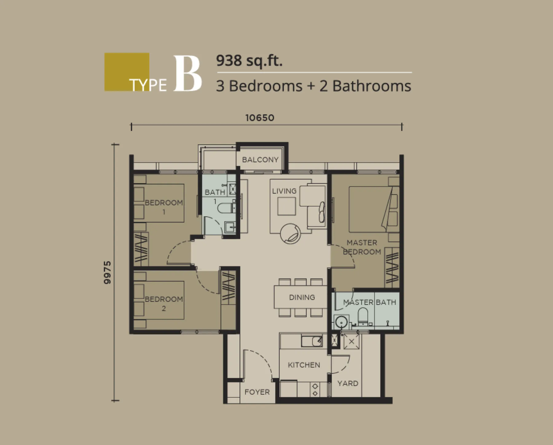 Levia Residence floor plan 1