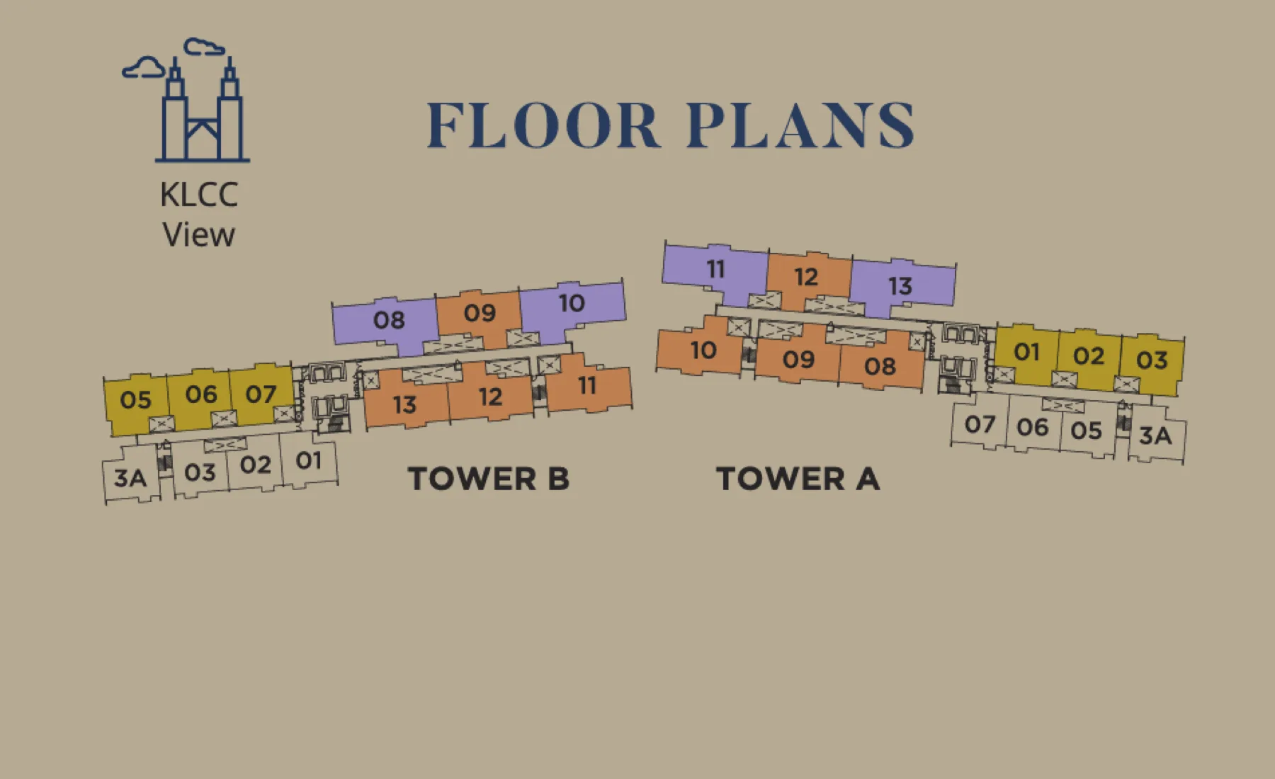 Levia Residence Floor Plan (Tower B) floor plan
